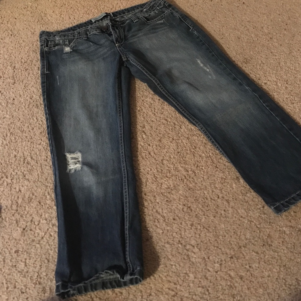Anchor Blue Capris