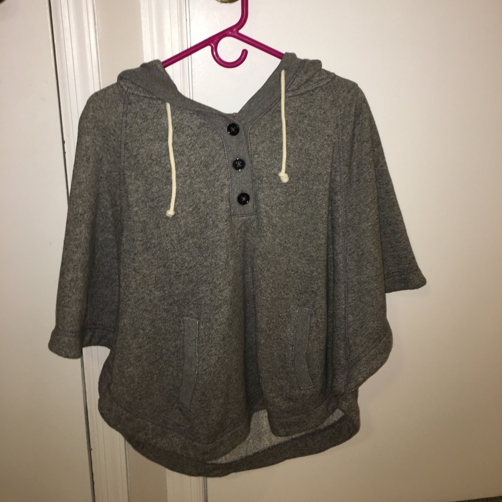 American eagle sweatshirt poncho
