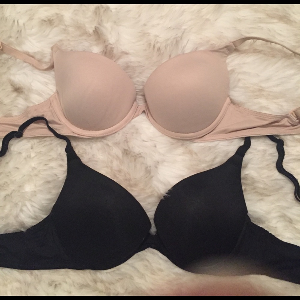 Nude & Black VS 32B Pushup