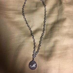 M necklace
