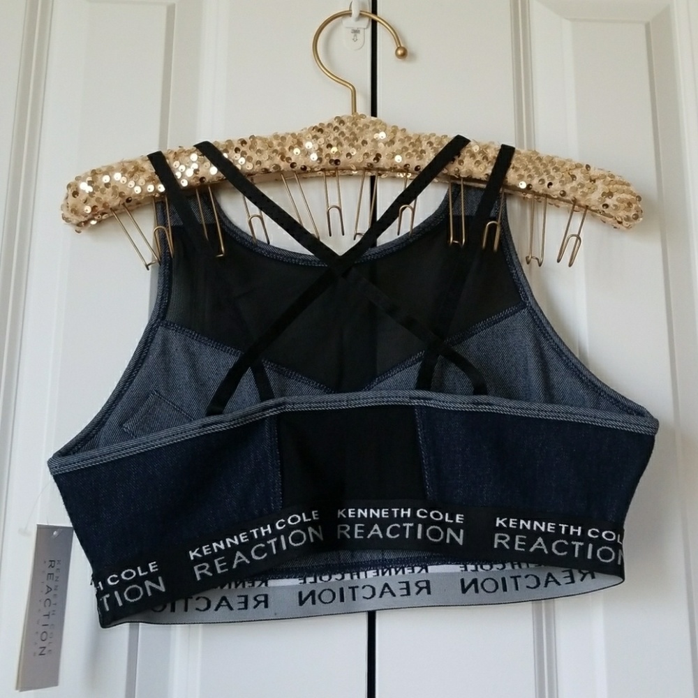 NWT Kenneth Cole Activewear Jean Style Bra - Picture 2 of 8