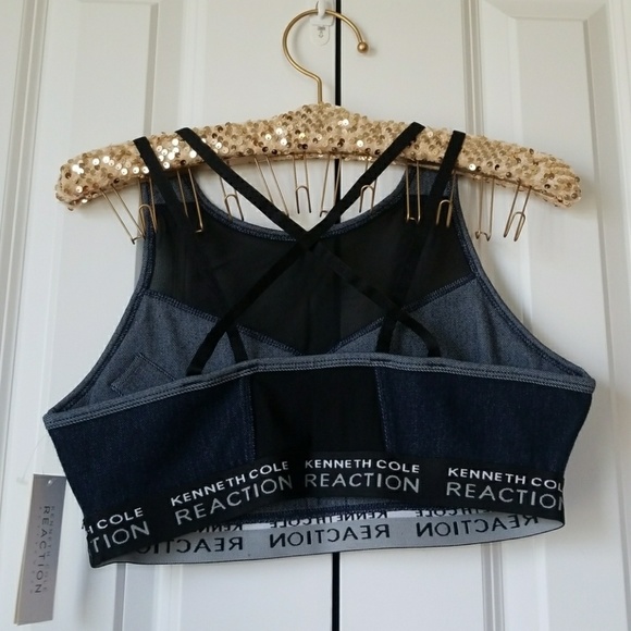 NWT Kenneth Cole Activewear Jean Style Bra - Picture 2 of 8