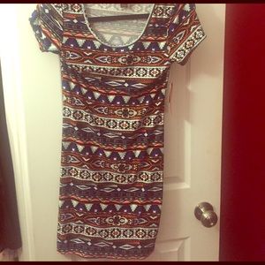Tribal print dress