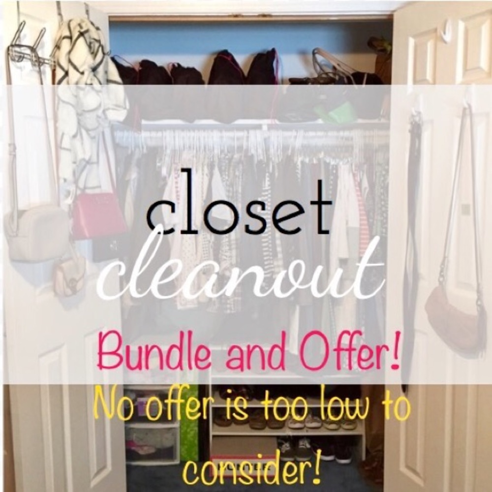 Let's clean out this closet!!!!