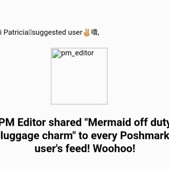 Mermaid off duty luggage charm - Picture 4 of 4