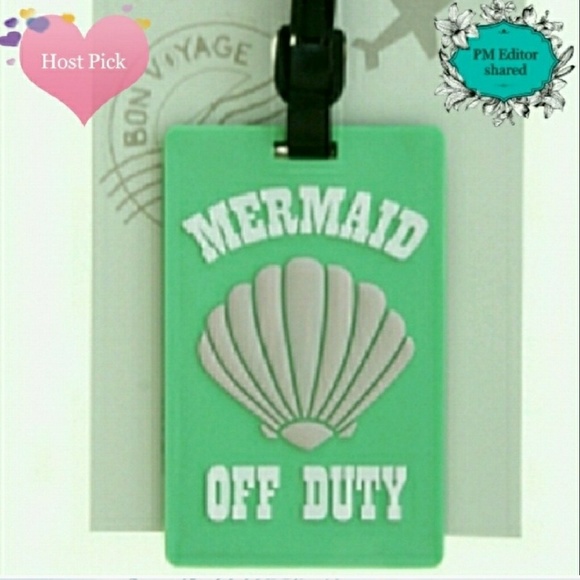 Mermaid off duty luggage charm - Picture 2 of 4