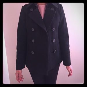 J. Crew black wool coat