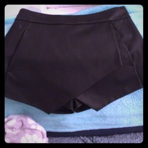 Leather shorts