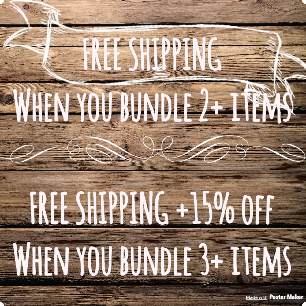 Free shipping when you bundle!
