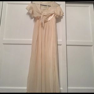 Vintage chiffon skirt and top set