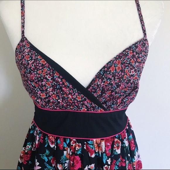 *PRICE DROP!* Cotton Floral Dress with Bow - Picture 2 of 4