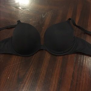 Size 34D Pink brand - black bra