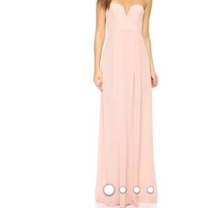 Strapless Zimmerman Blush Dress