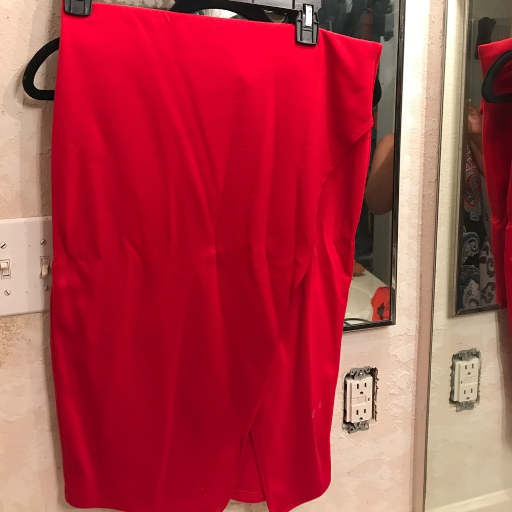 Red skirts