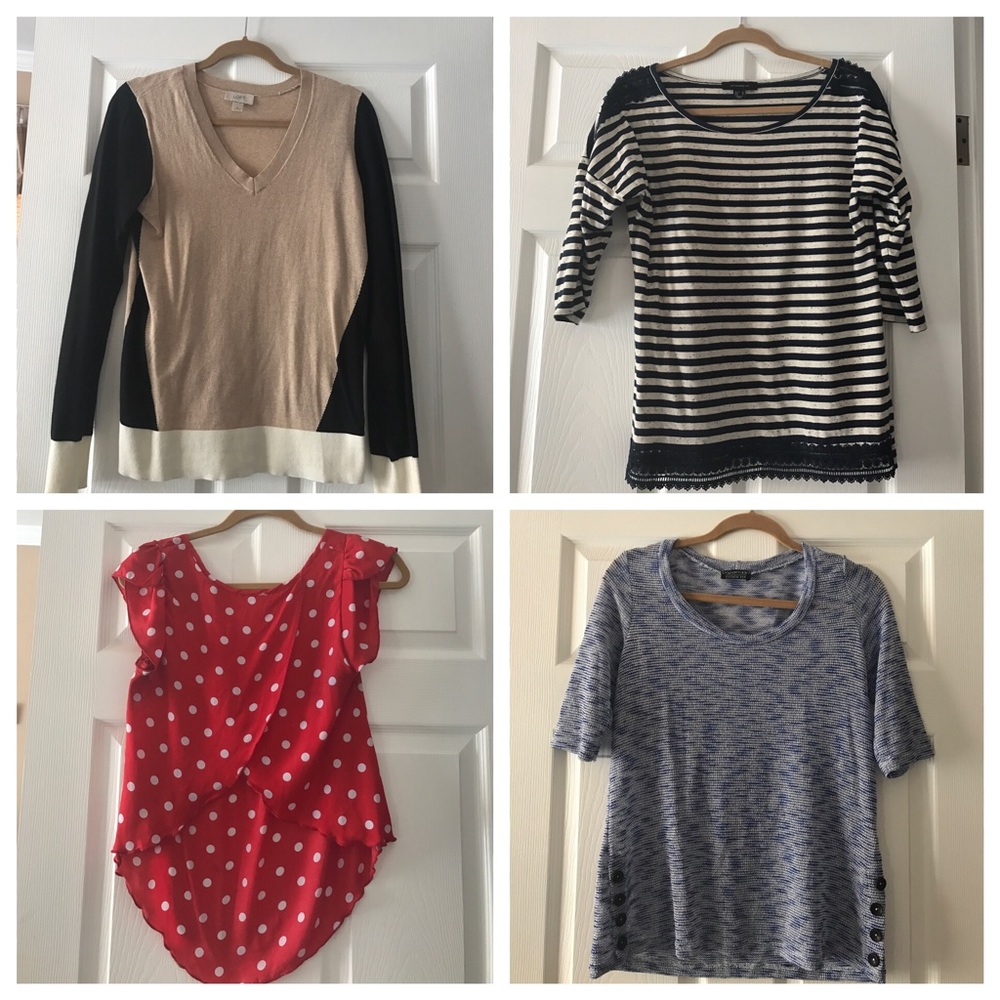 Bundle of FOUR tops.