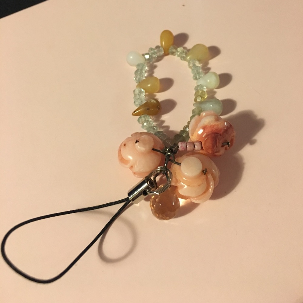 Handmade cell phone charm
