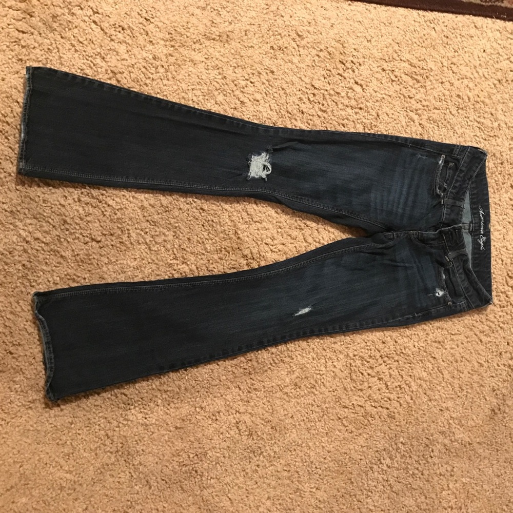 American Eagle Stretch Artist Destroyed Jeans