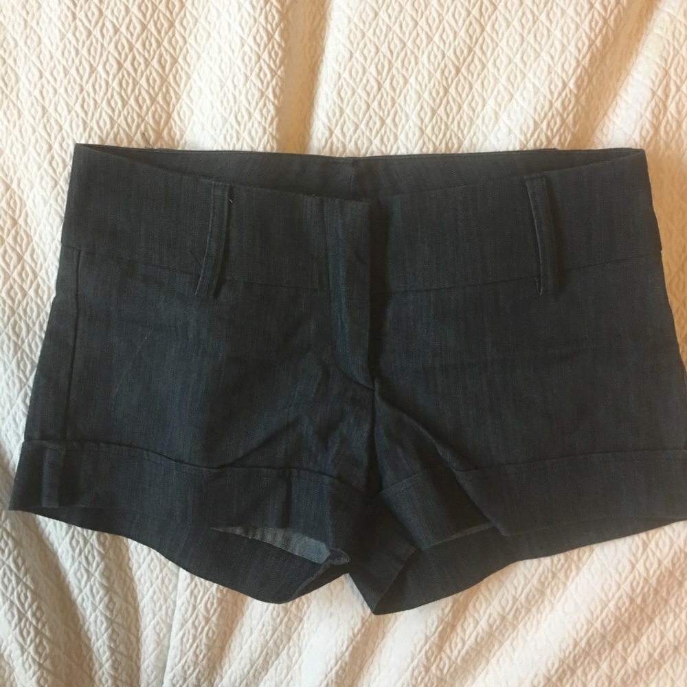 Denim shorts