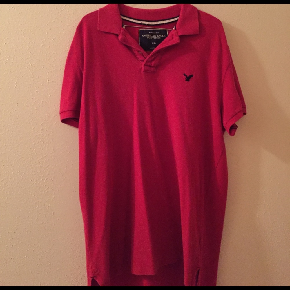 Shirt sleeve American eagle polo