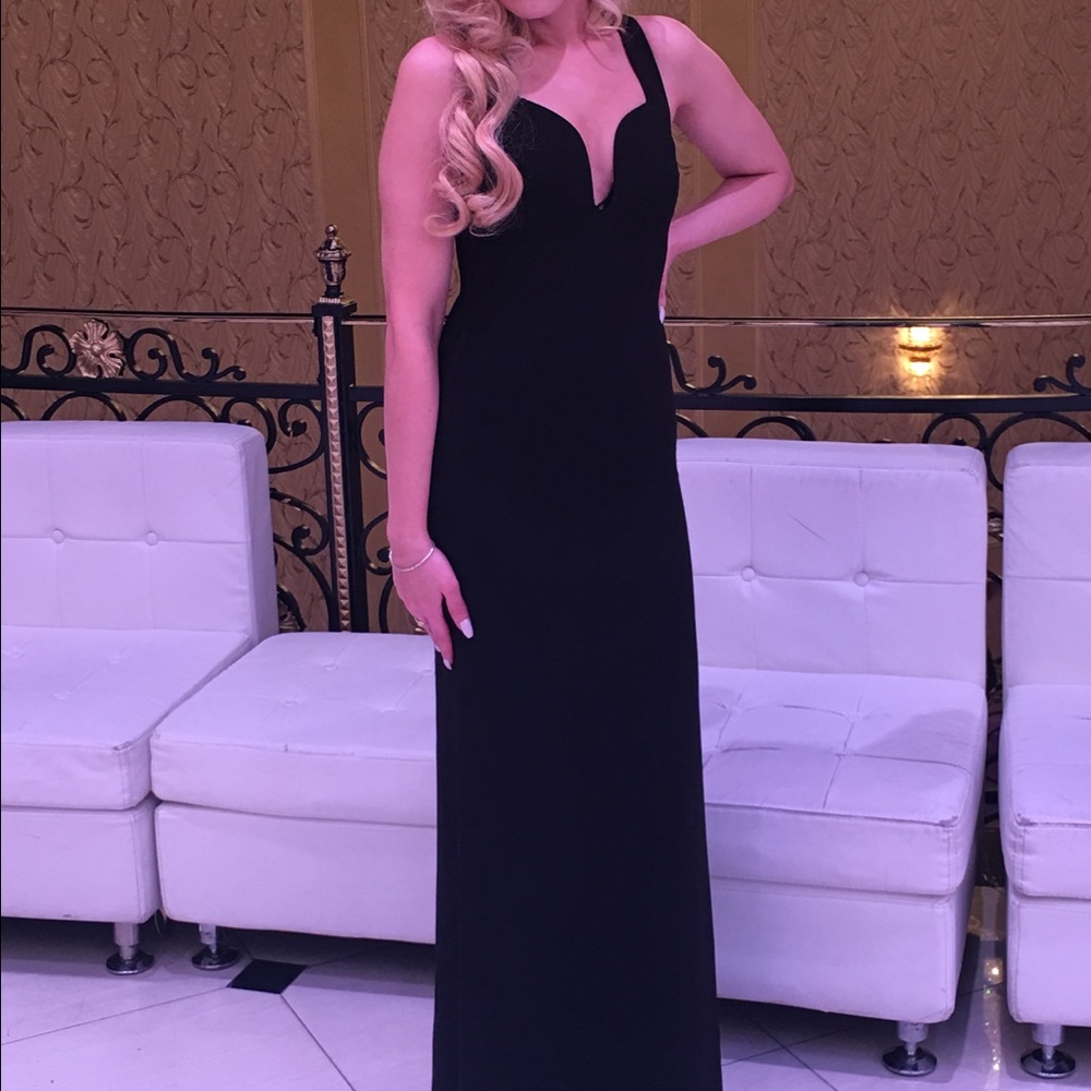 Jill Stuart black gown dress