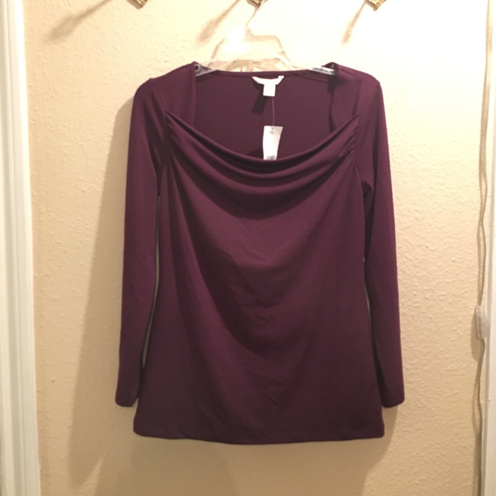 SOLD NWT Banana Republic Elderberry Colored Top