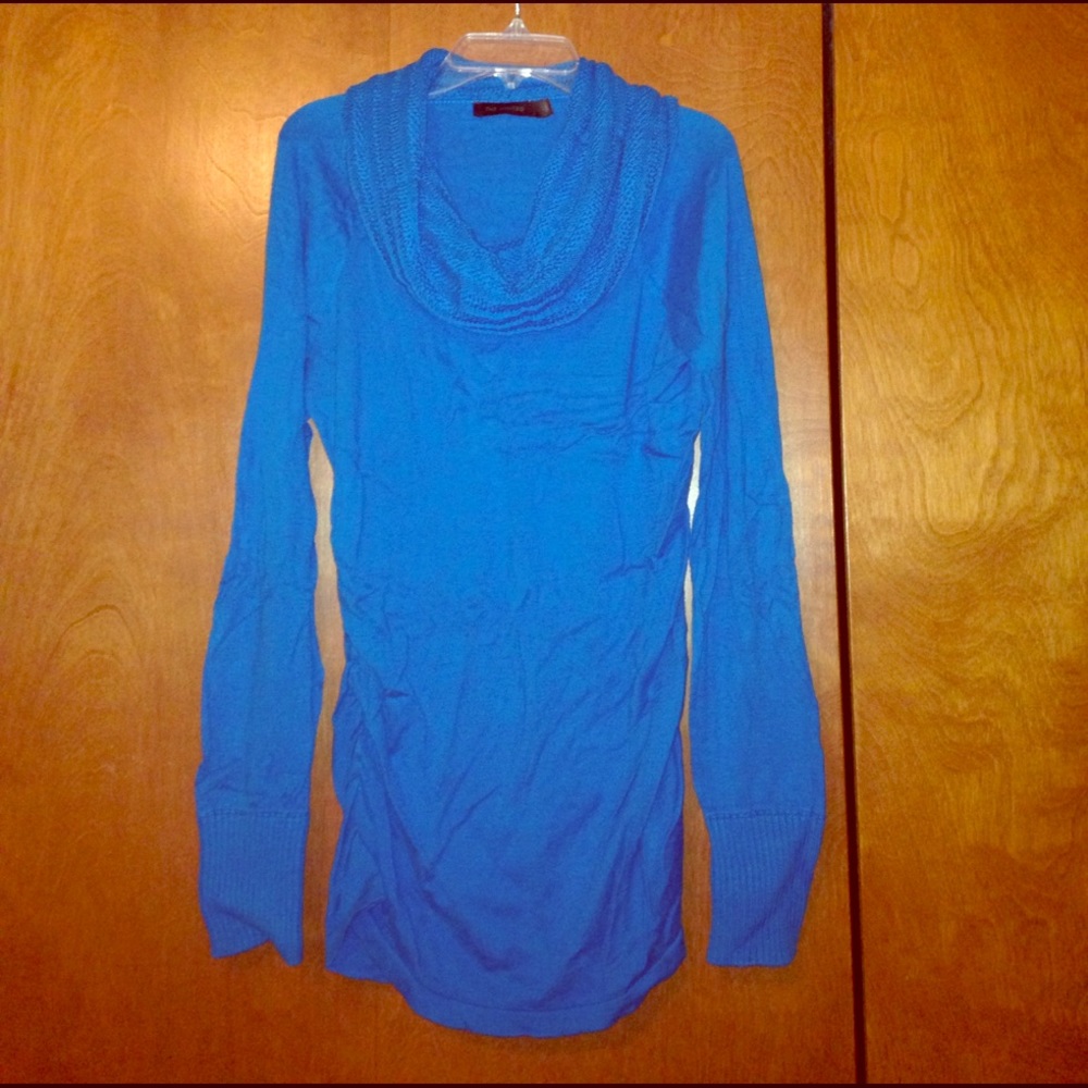 Turtle/scarf neck sweater