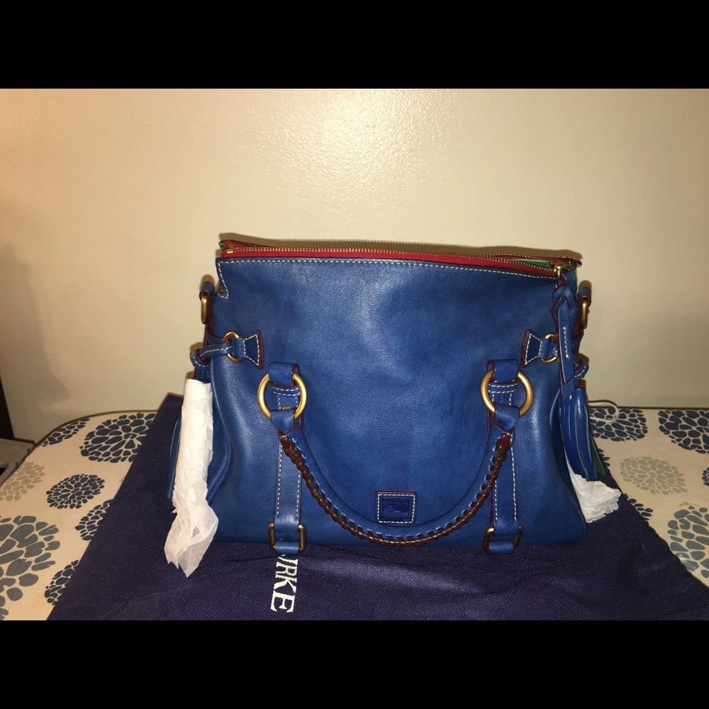 Dooney & Bourke Florentine Satchel Ocean