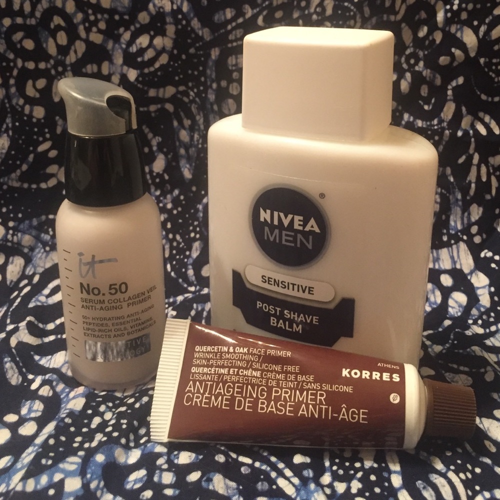 IT Cosmetics, Nivea and Korres Primers