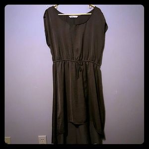 Old navy high low olive dress