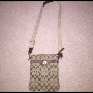 COACH cross body purse