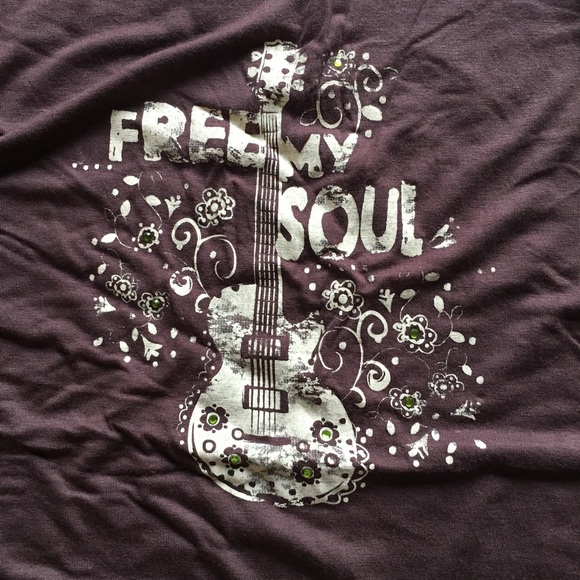 NWT brown tee shirt free my soul - Picture 4 of 4