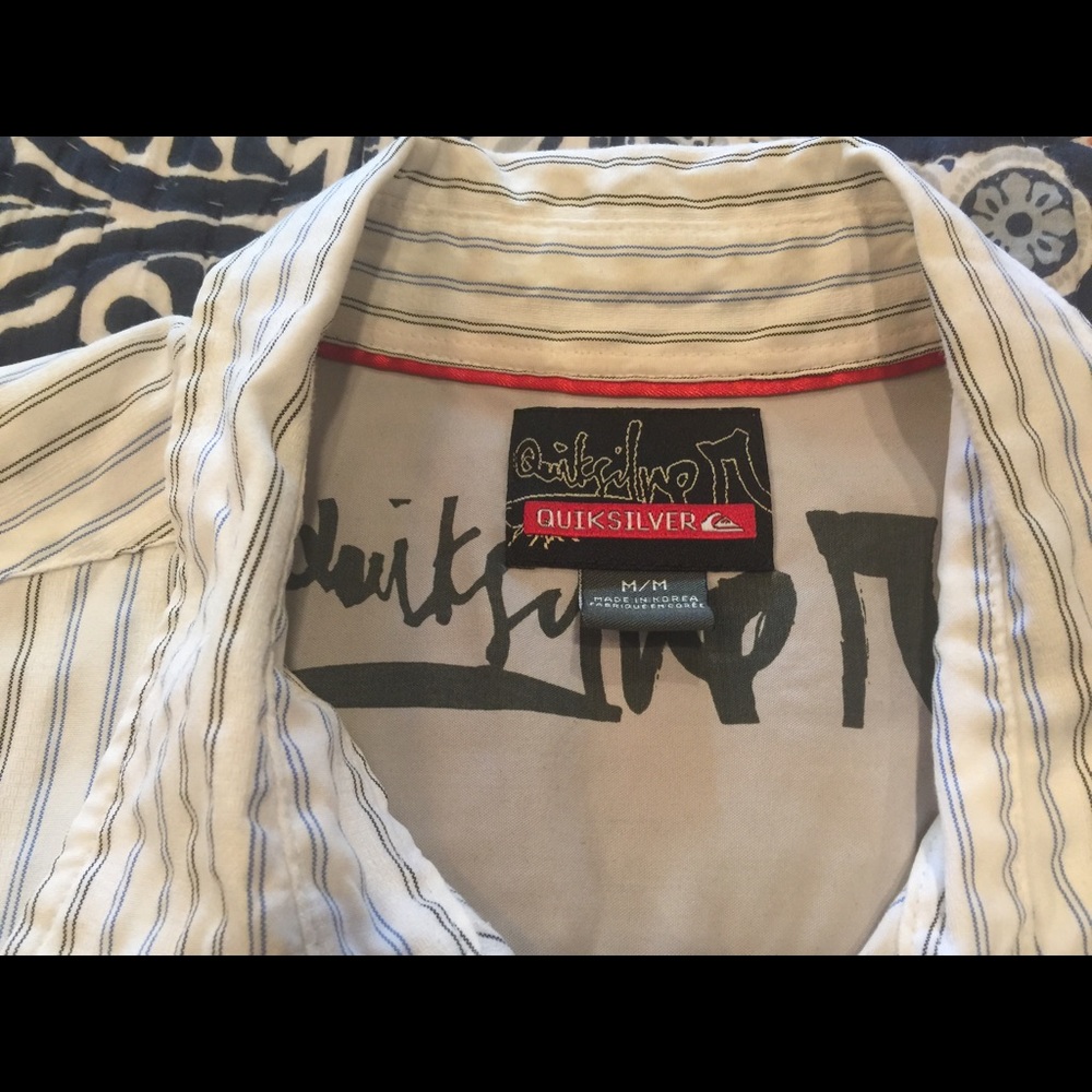 Quicksilver short sleeved button up.
