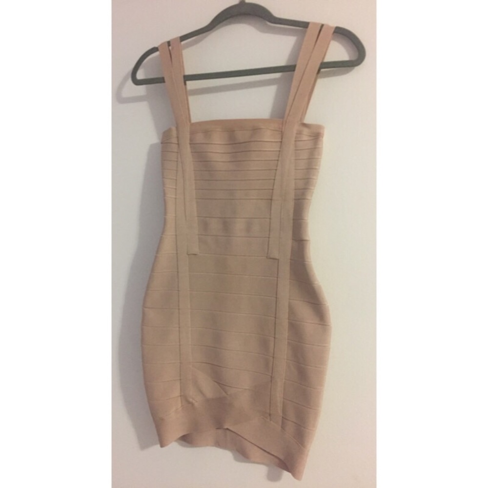 Nude Bodycon bandage dress!!