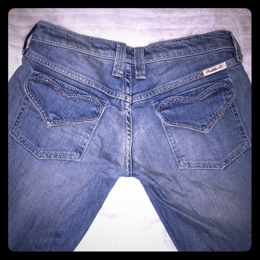 Frankie B heart tushy jeans!