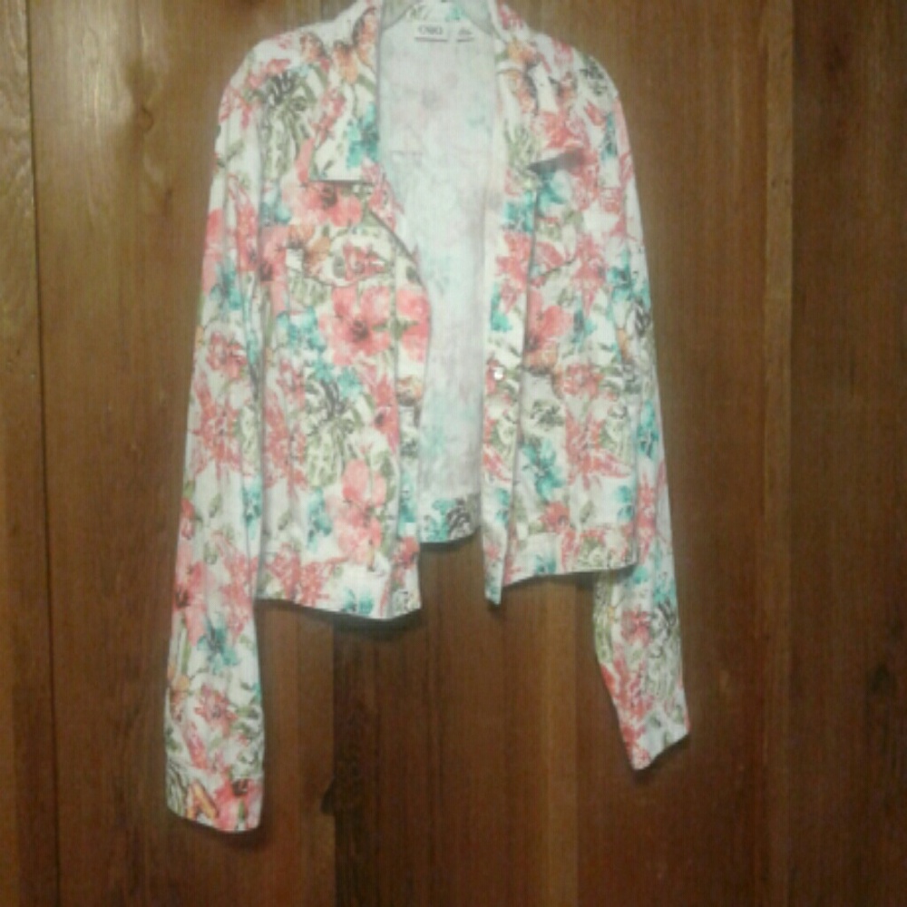 Cato blue jean material jacket