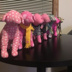 Collectible PINK Victoria's Secret Plush PINK Dogs