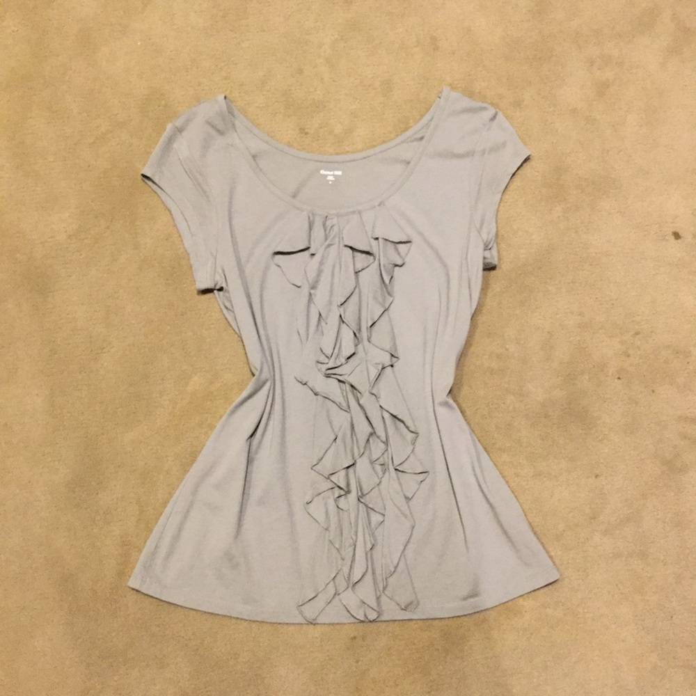 Garnet Hill Ruffled Blouse