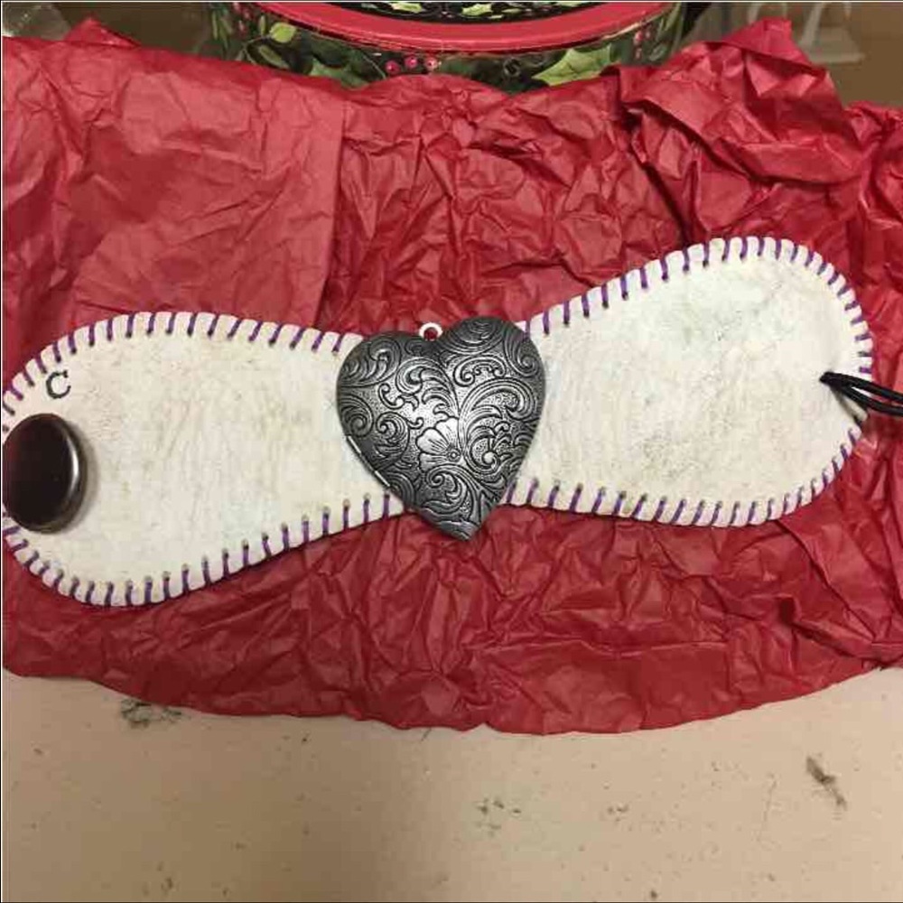 Brand New baseball leather bracelet