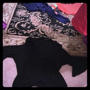 Torrid size 3 black cardigan