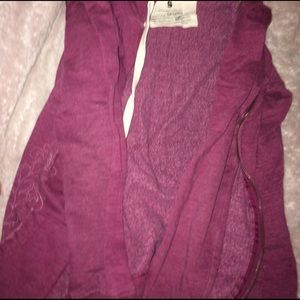 Maroon zip up hoodie