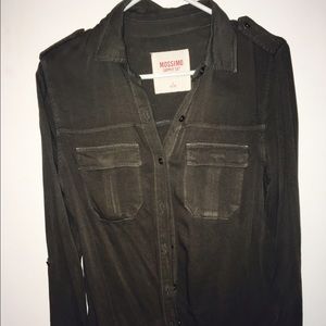 SOLD Grey Button Down Shirt