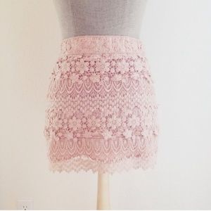 Elegant lace American eagle skirt