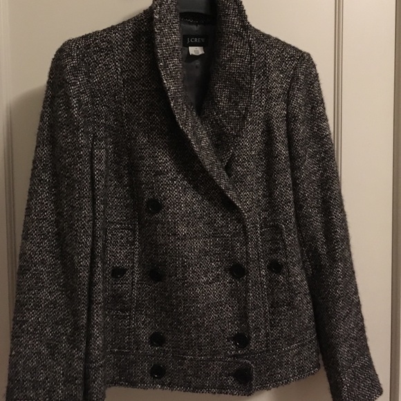 J.Crew tweed jacket in wool, alpaca, mohair blend. - Picture 2 of 5