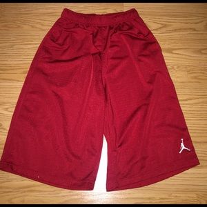 Jordan Red Basketball Shorts