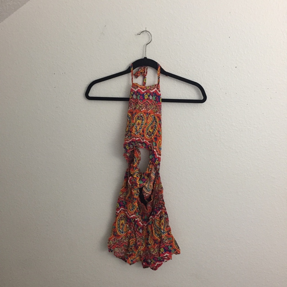 Orange Romper