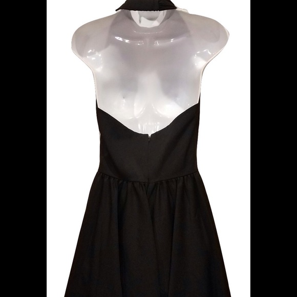 Georgiou Size 4 Black Halter Style Dress - Picture 2 of 2