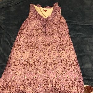 Purple spotted dress