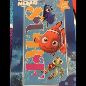 New Disney pixar finding neon beach towel