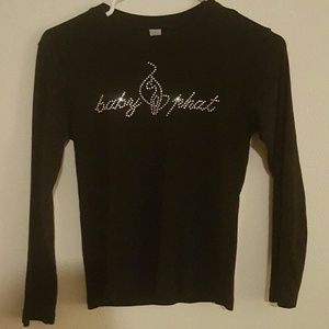 Black rhinestone Baby Phat shirt