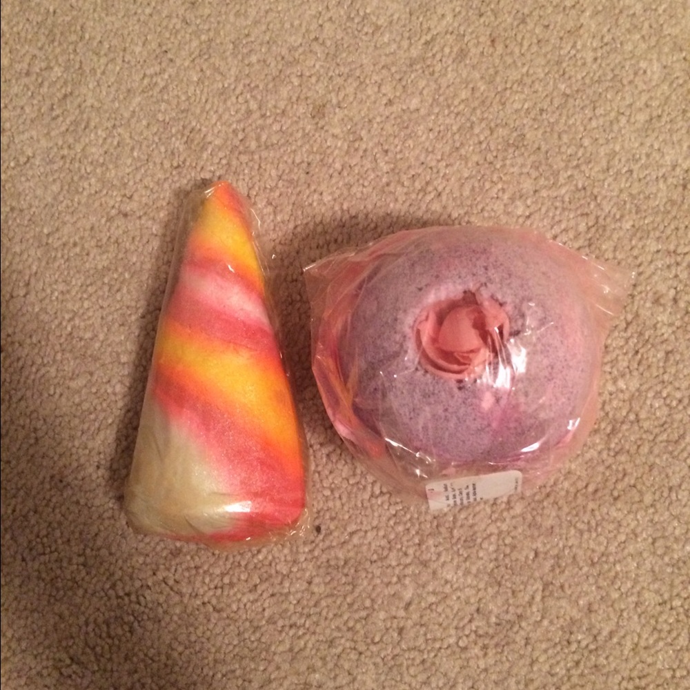 LUSH bath bombs